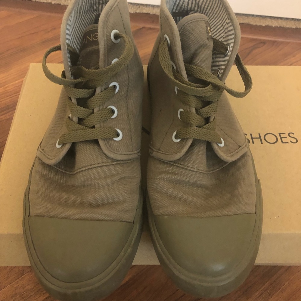 Olive Green BANGS shoes high tops